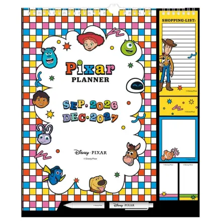 Disney Pixar Wall Planner 2026/27 30 x 34 cm poza produsului