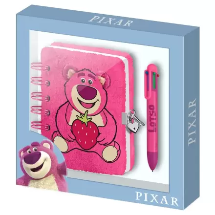 Disney Pixar Toy Story Lotso Strawberry jurnal de pluș și pix poza produsului