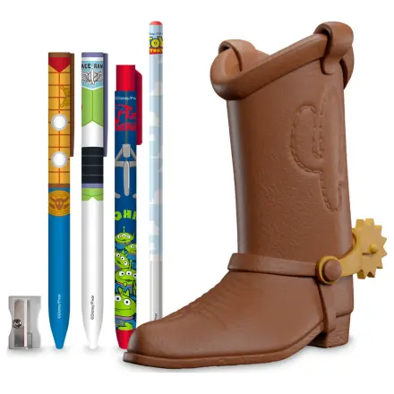 Disney Pixar Toy Story Woody Boot suport de creioane + set de scris poza produsului