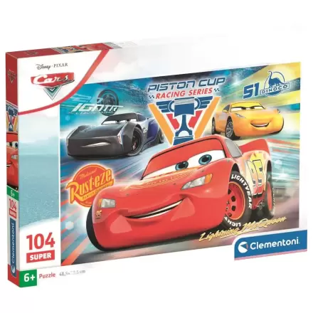 Disney Pixar Cars super puzzle 104 piese poza produsului