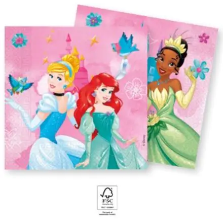 Disney Princess Live your Story, servetele Disney Princess 20 bucati 33x33 cm FSC poza produsului