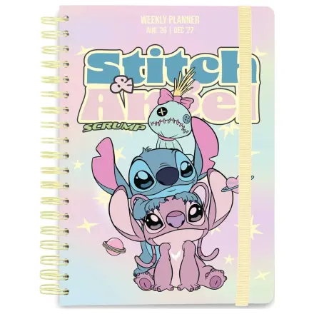 Disney School Diary planificator saptamanal 2026/2027 Stitch and Angel A5 poza produsului