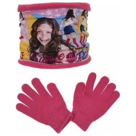Disney Soy Luna Ritmo eșarfă copii, fular circular + set de mănuși poza produsului