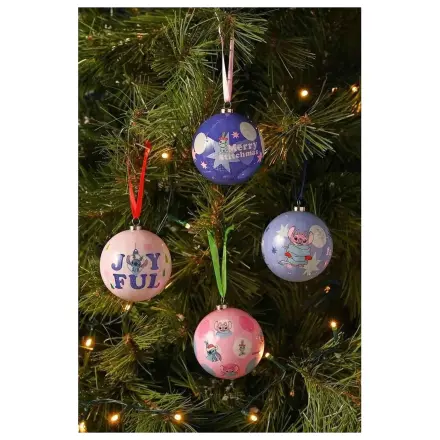 Disney Stitch Set de 4 globuri de Craciun poza produsului