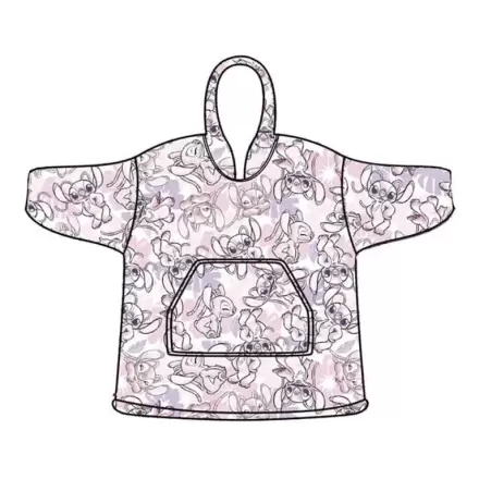 Disney Stitch Angel oversize hanorac palton copii coral poza produsului