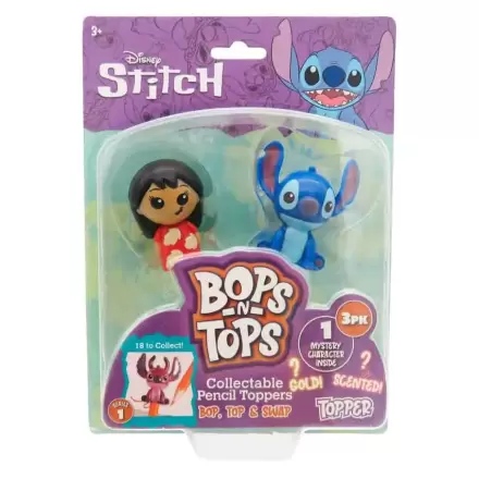 Disney Stitch blister 3 creioane cu figurine decorative poza produsului