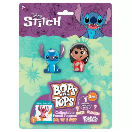 Disney Stitch blister 3 creioane cu figurine decorative poza produsului