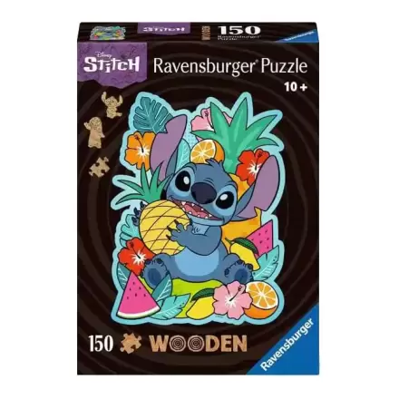 Disney WOODEN Puzzle tip Jigsaw Stitch (150 piese) termékfotója