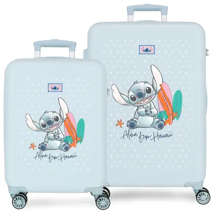 Disney Stitch From Hawai ABS set de 2 valize trolley 55/65cm poza produsului
