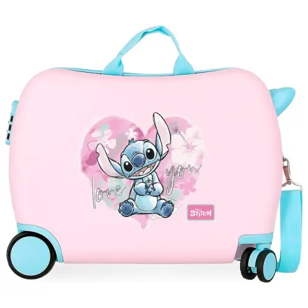 Disney Stitch Heart ABS troler valiza 50cm poza produsului
