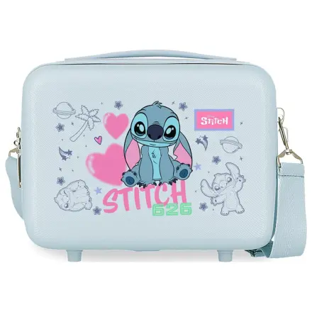 Disney Stitch Hearts ABS beauty case adaptabil 29cm poza produsului