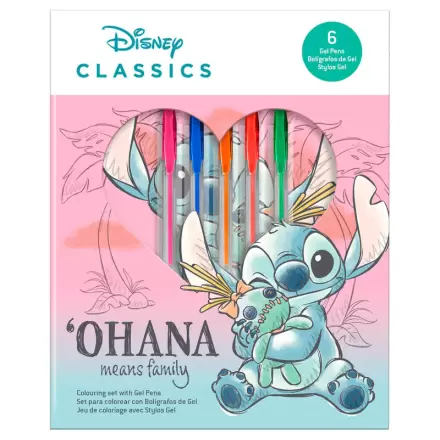 Disney Stitch caiet + set 6 pixuri gel termékfotója