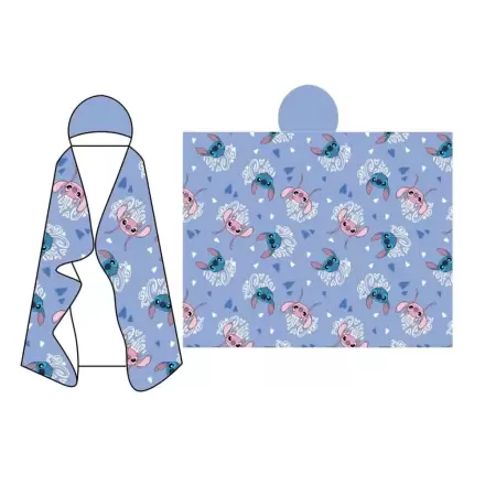 Disney Stitch Coral patura cu gluga 120x150cm poza produsului