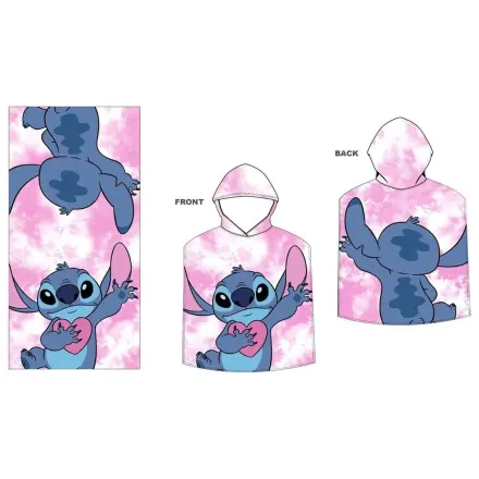 Disney Stitch prosop poncho din microfibră poza produsului
