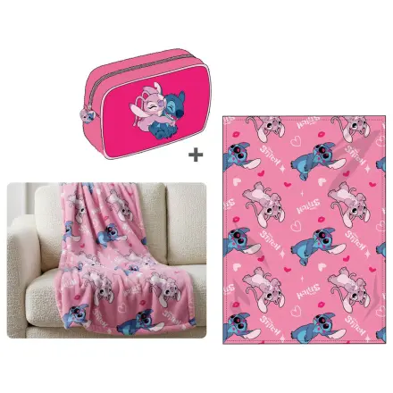 Disney Stitch set pătură + husă 100x140cm poza produsului