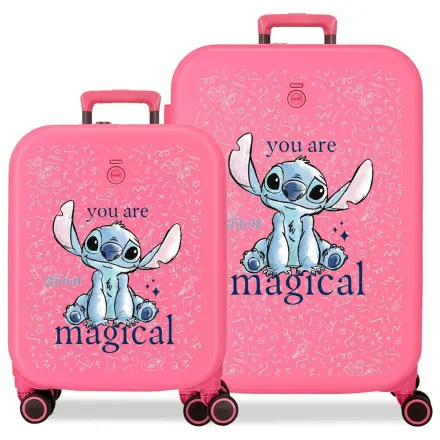Disney Stitch You Are Magical Set 2 valize ABS trolley 55-70cm poza produsului