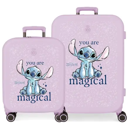 Disney Stitch You Are Magical Set 2 valize ABS cu troler 55-70cm poza produsului