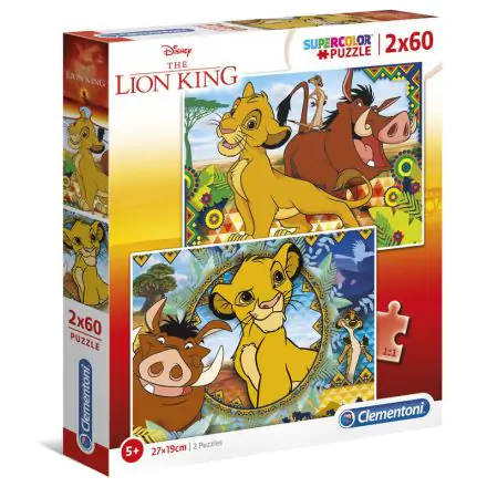 Disney The Lion King puzzle 2x60 piese poza produsului