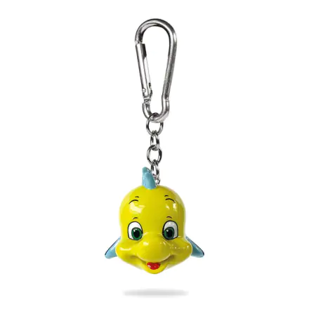 Breloc de cauciuc 3D Disney Mica Sirenă Flounder 6 cm termékfotója