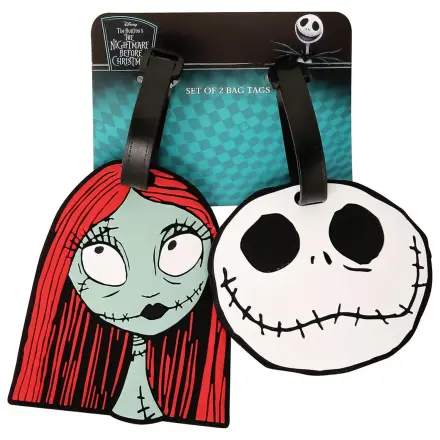 Disney The Nightmare Before Christmas set de 2 etichete de bagaje poza produsului