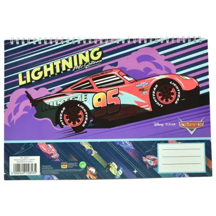 Disney Cars Lightning A/4 Spiral Sketchbook, 30 coli poza produsului