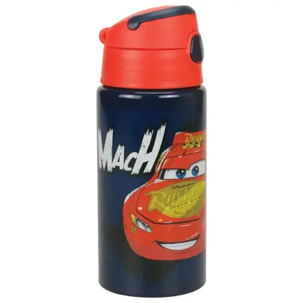 Disney Cars Speed Aluminum Straw Bottle cu Hook 500 ml poza produsului