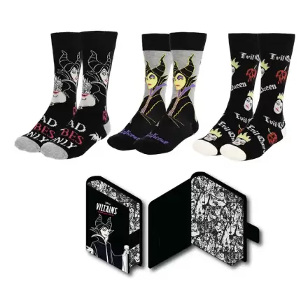 Șosete Disney Villains set de 3 perechi 36-43 termékfotója