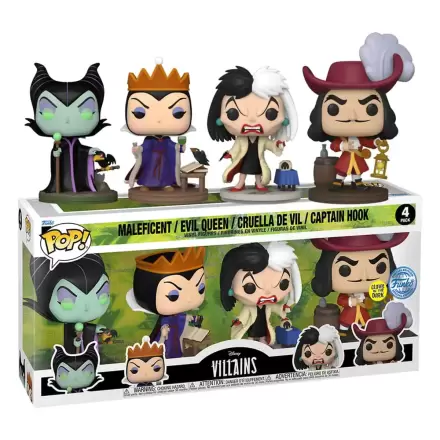 Disney Villains Funko POP! Movies Figurina de vinil 4-Pack Villains (GW)(EMEA) 9 cm termékfotója