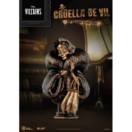 Disney Villains Series Bust PVC Cruella De Vil 16 cm termékfotója