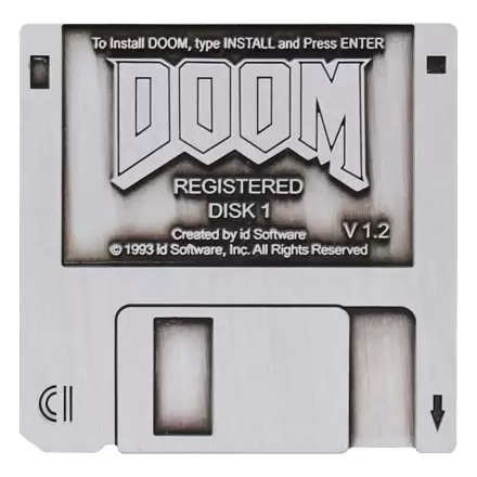 Doom Pin Badge Floppy Disk Limited EditionDoom Insignă Pin Dischetă Ediție Limitată termékfotója