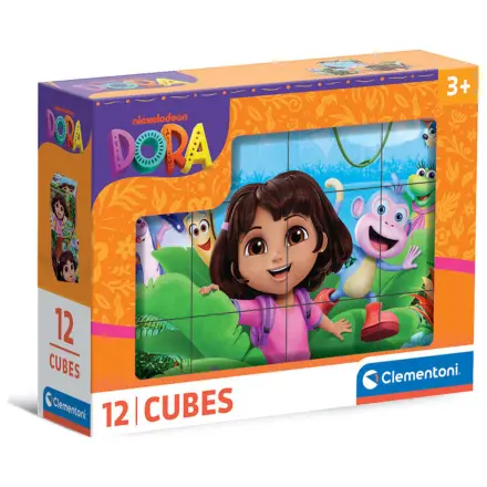 Dora the Explorer cub puzzle 12 piese poza produsului