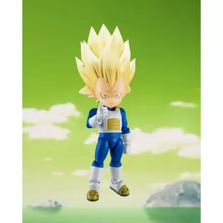 Dragon Ball S.H.Figuarts figurină de acțiune Super Saiyan Level 3 Vegeta (mini) Daima 8 cm termékfotója