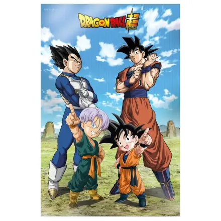 Dragon Ball Super 3D Poster Battle of Gods Goku Vegeta Family 38 x 58 cm poza produsului