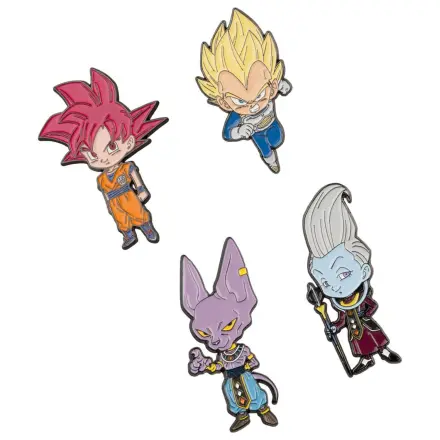 Dragon Ball Super set de 4 insigne (pins) poza produsului