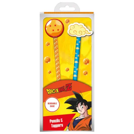 Dragon Ball Z set 2 creioane cu topper poza produsului