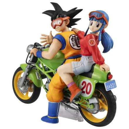 Dragon Ball Z Desktop Real McCoy PVC Figurina 05 Son Goku & Chichi Limited Repeat Ver. 15 cm poza produsului