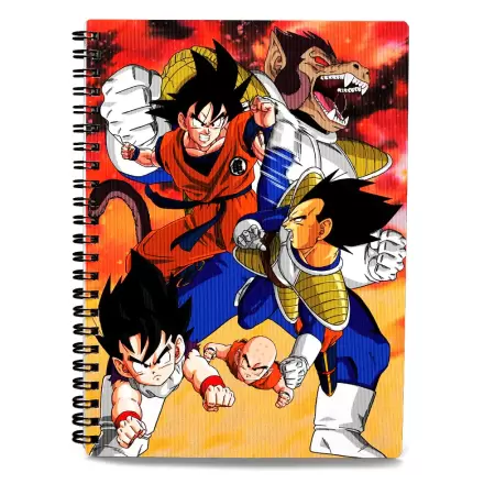 Dragon Ball Z Goku vs Vegeta caiet A2 termékfotója