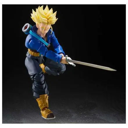 Dragon Ball Z S.H. Figuarts Figurină de acțiune Super Saiyan Trunks The Boy from the Future 14 cm poza produsului