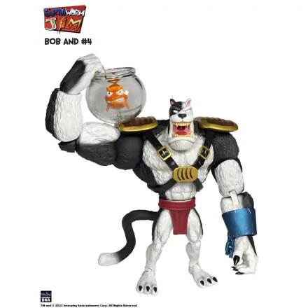 Figurină de Acțiune Earthworm Jim Seria 1: Bob the Killer Goldfish & #4 15 cm poza produsului