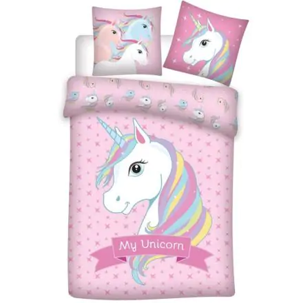 Unicorn microfibra husa pilota pat 90cm poza produsului