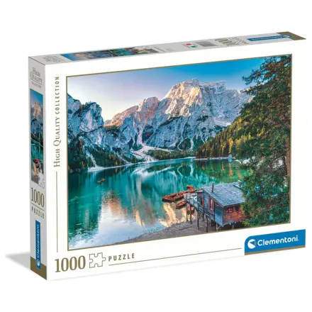 Emerald Lake Braies puzzle 1000 piese poza produsului