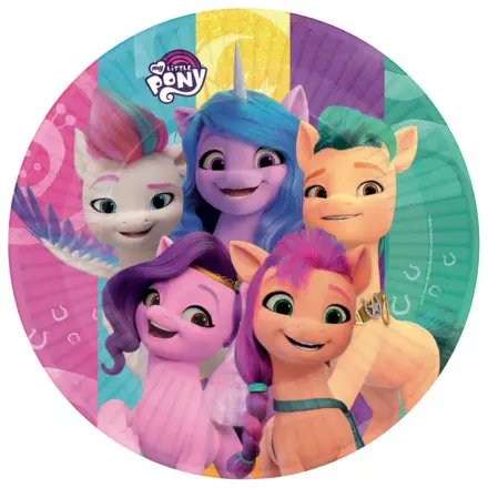 My Little Pony New Generation farfurii de hartie 8 bucati 23 cm poza produsului