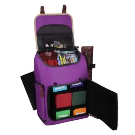 Rucsac pentru Carduri de Joc de Colecție Enhance TCG Series Ediție Designer Mov Mărime Medie poza produsului