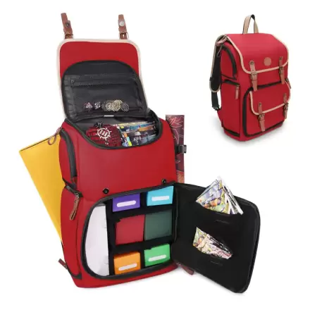 Rucsac pentru cărți de schimb Enhance TCG Series Designer Edition Roșu poza produsului