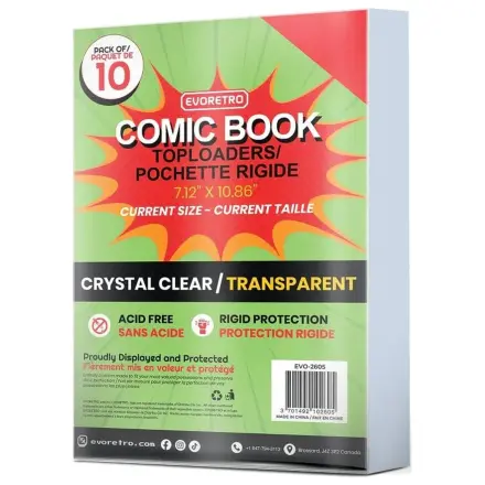 Evoretro Comics Topload Holder pachet de 10 curente poza produsului