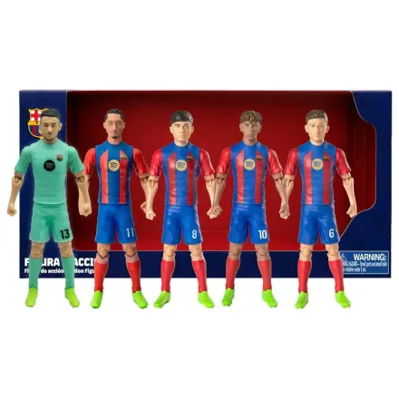 F.C. Barcelona set de 5 figurine 10cm poza produsului