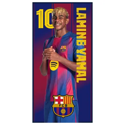 F.C Barcelona Lamine Yamal prosop de plaja din microfibra poza produsului