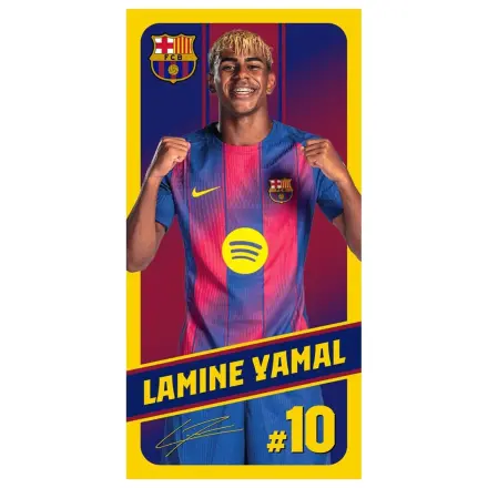 F.C Barcelona Lamine Yamal prosop de plaja din microfibra poza produsului