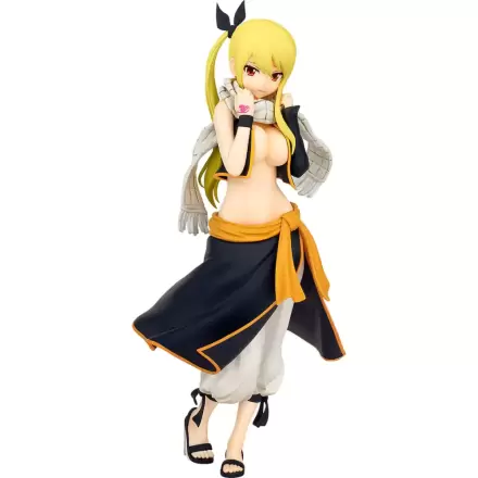 Fairy Tail Pop Up Parade Statuie PVC Lucy Heartfilia Natsu Costume Ver. L Size 22 cm poza produsului