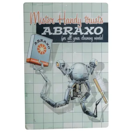 Fallout Metal Sign Mr. Handy poza produsului